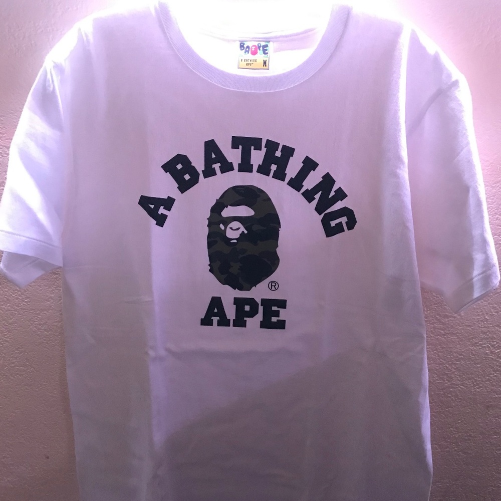 Bathing Ape Camo Logo Tee - Picture 1 of 3